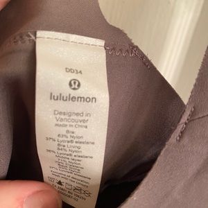 Lunar Eclipse LuLulemon Sport Zip Front Bra